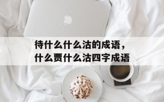 待什么什么沽的成语，什么贾什么沽四字成语