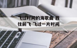 飞过时间的海歌曲 我往前飞 飞过一片时间海