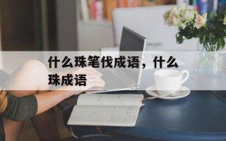 什么珠笔伐成语，什么珠成语