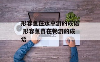 形容鱼在水中游的成语 形容鱼自在畅游的成语