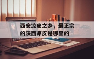 西安凉皮之乡，最正宗的陕西凉皮是哪里的