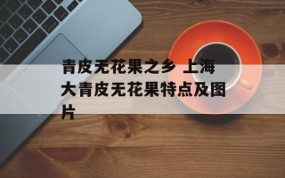 青皮无花果之乡 上海大青皮无花果特点及图片