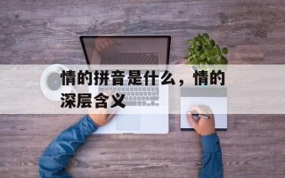 情的拼音是什么，情的深层含义