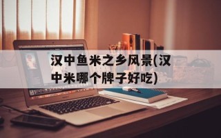 汉中鱼米之乡风景(汉中米哪个牌子好吃)