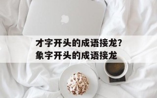 才字开头的成语接龙？象字开头的成语接龙