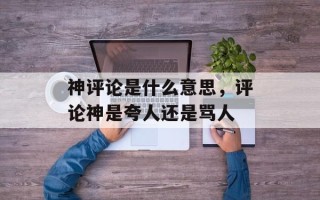 神评论是什么意思，评论神是夸人还是骂人