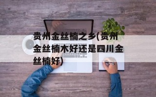 贵州金丝楠之乡(贵州金丝楠木好还是四川金丝楠好)