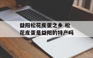 益阳松花皮蛋之乡 松花皮蛋是益阳的特产吗