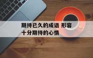 期待已久的成语 形容十分期待的心情
