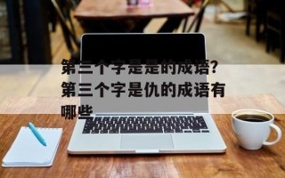 第三个字是是的成语？第三个字是仇的成语有哪些