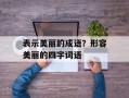 表示美丽的成语？形容美丽的四字词语