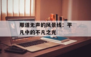 那道无声的风景线：平凡中的不凡之光