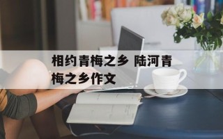 相约青梅之乡 陆河青梅之乡作文