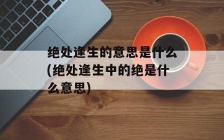 绝处逢生的意思是什么(绝处逢生中的绝是什么意思)
