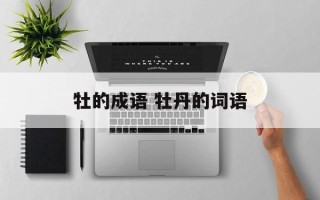 牡的成语 牡丹的词语