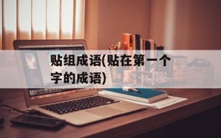 贴组成语(贴在第一个字的成语)