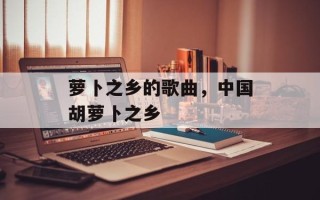 萝卜之乡的歌曲，中国胡萝卜之乡