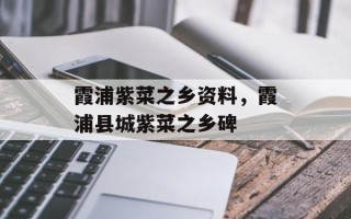 霞浦紫菜之乡资料，霞浦县城紫菜之乡碑