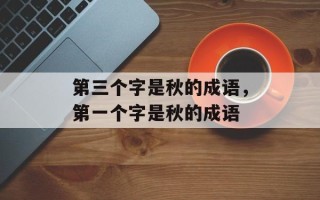 第三个字是秋的成语，第一个字是秋的成语