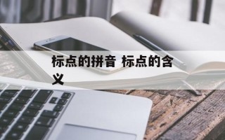 标点的拼音 标点的含义