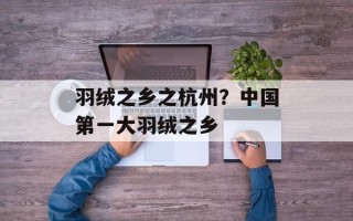 羽绒之乡之杭州？中国第一大羽绒之乡