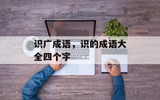 识广成语，识的成语大全四个字