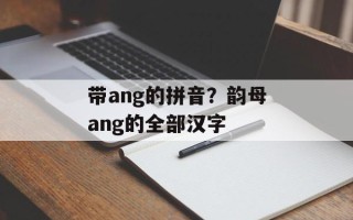 带ang的拼音？韵母ang的全部汉字