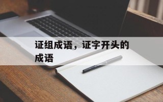 证组成语，证字开头的成语