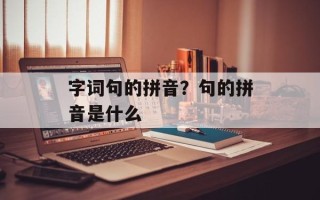 字词句的拼音？句的拼音是什么
