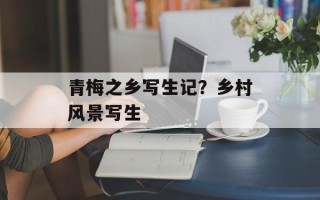 青梅之乡写生记？乡村风景写生