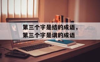 第三个字是结的成语，第三个字是谓的成语