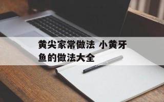 黄尖家常做法 小黄牙鱼的做法大全