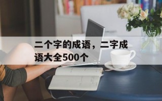 二个字的成语，二字成语大全500个