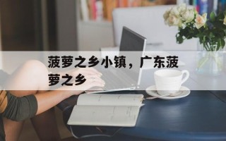 菠萝之乡小镇，广东菠萝之乡