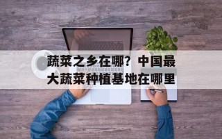 蔬菜之乡在哪？中国最大蔬菜种植基地在哪里