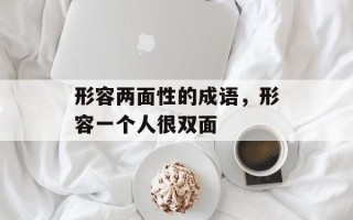 形容两面性的成语，形容一个人很双面