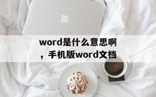 word是什么意思啊，手机版word文档