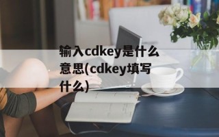 输入cdkey是什么意思(cdkey填写什么)