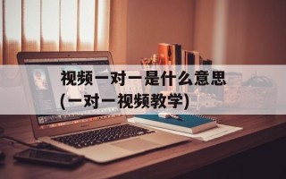 视频一对一是什么意思(一对一视频教学)