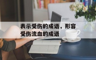 表示受伤的成语，形容受伤流血的成语