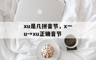 xu是几拼音节，x一u→xu正确音节
