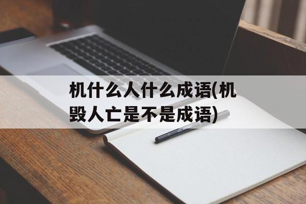 机什么人什么成语(机毁人亡是不是成语)-第1张图片-