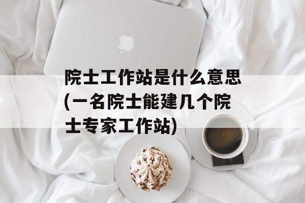 院士工作站是什么意思(一名院士能建几个院士专家工作站)-第1张图片-