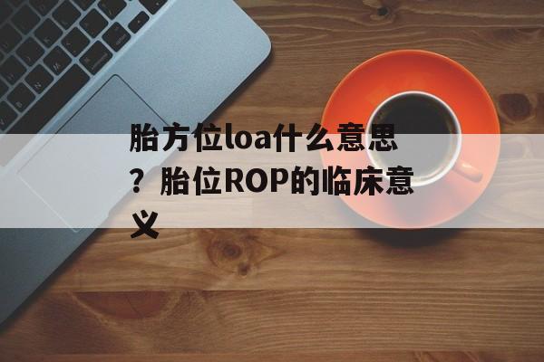 胎方位loa什么意思？胎位ROP的临床意义-第1张图片-