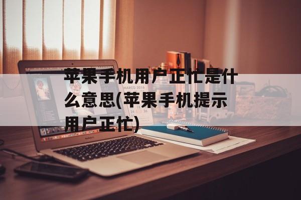 苹果手机用户正忙是什么意思(苹果手机提示用户正忙)-第1张图片-