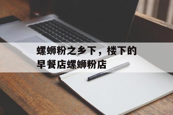螺蛳粉之乡下，楼下的早餐店螺蛳粉店-第1张图片-